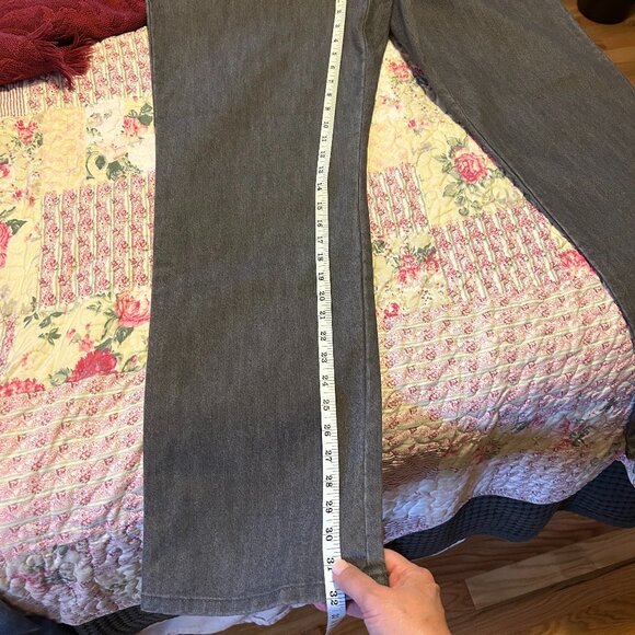 Ladies NWT Gloria Vanderbilt dark grey trouser jeans, straight leg - Picture 13 of 13